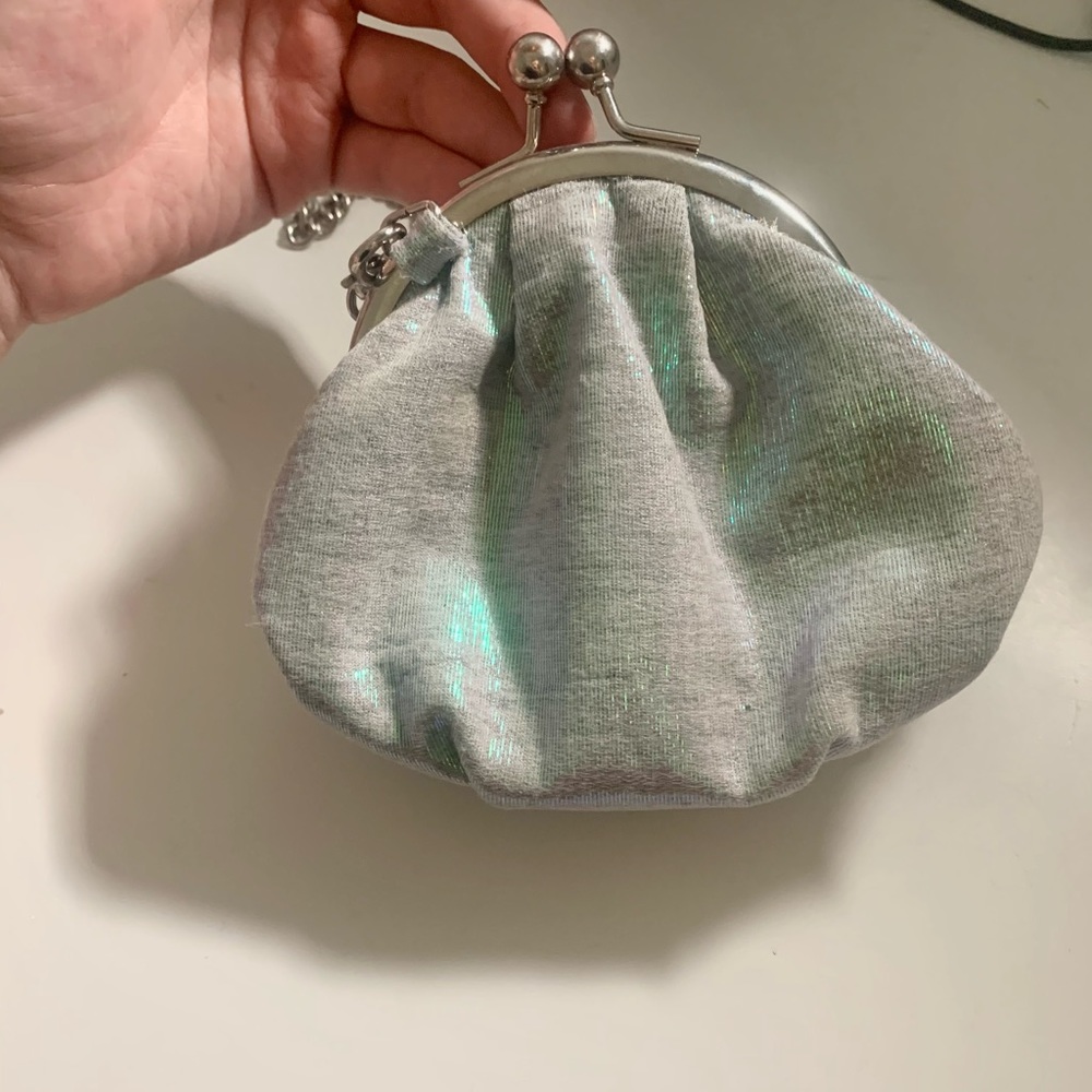 Mini Chain iridescent purse
